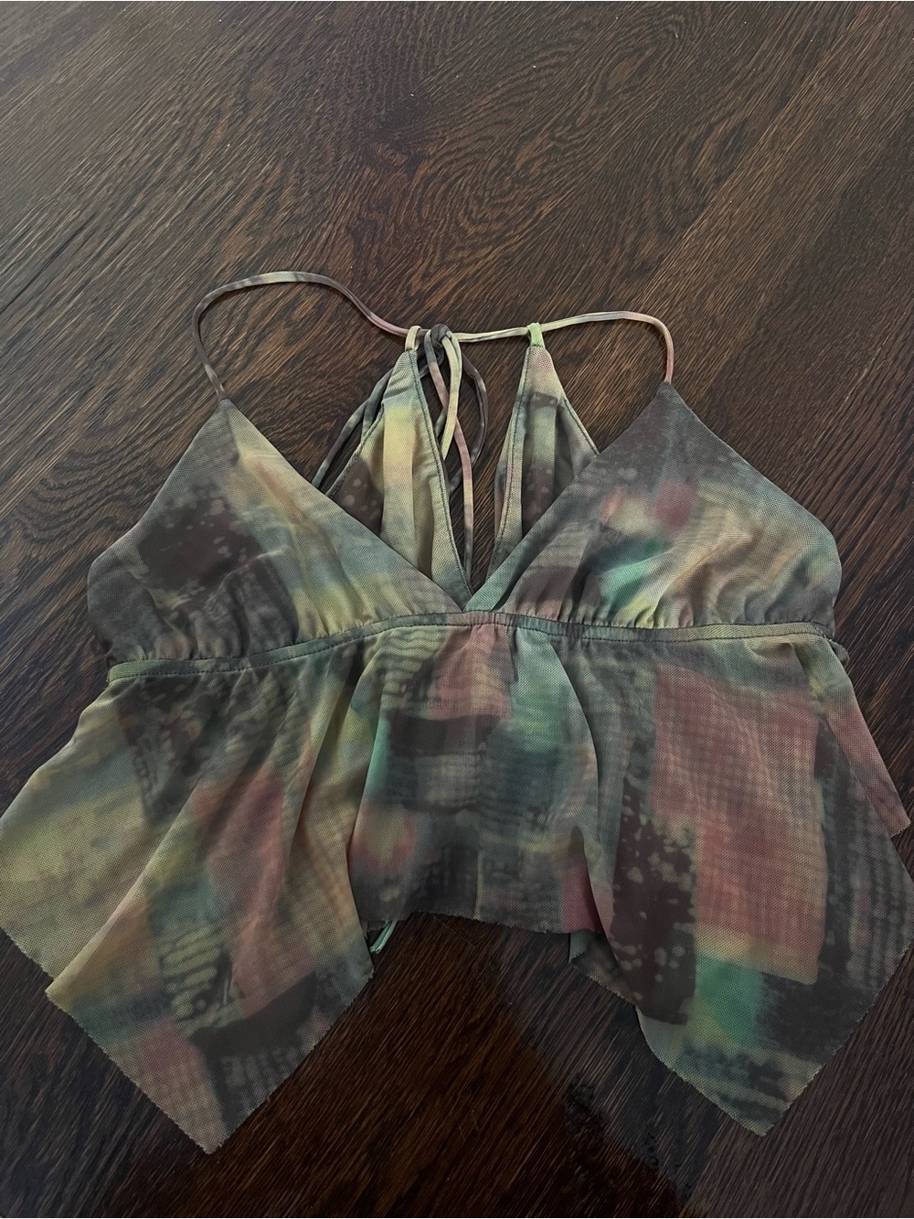 Urban Outfitters Multicolor Sheer Cami
